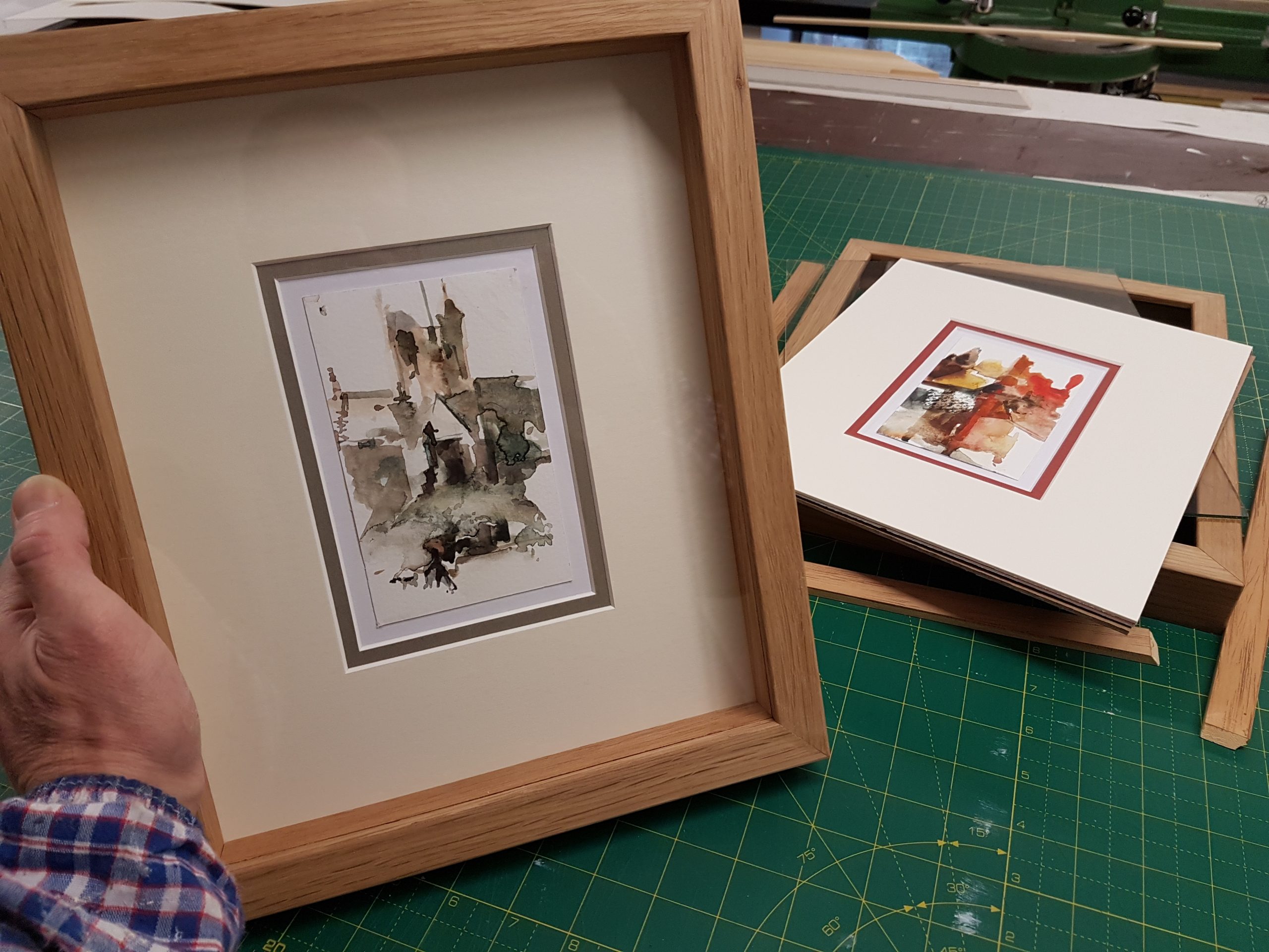 Crichton Study - Deep Oak frame